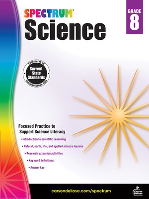 cover image of Spectrum Science, Grade 8